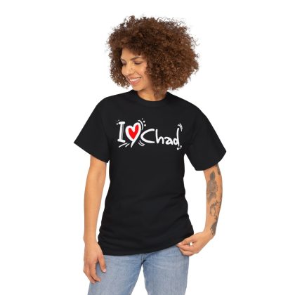 I Love Chad Unisex Heavy Cotton Tee - Image 2