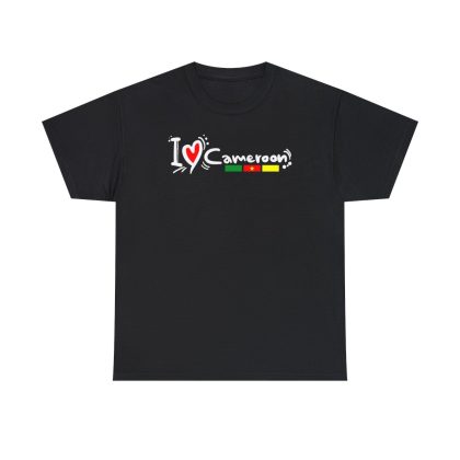 I Love Cameroon Unisex Heavy Cotton Tee