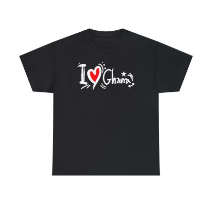 I Love Ghana Unisex Heavy Cotton Tee