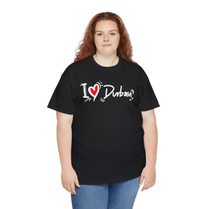 I Love Durban Unisex Heavy Cotton Tee - Image 7