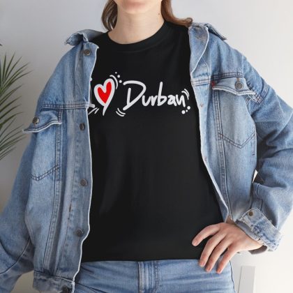 I Love Durban Unisex Heavy Cotton Tee - Image 9