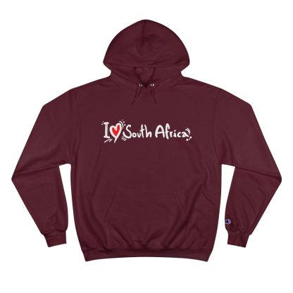 I Love South Africa Champion Hoodie - Image 13