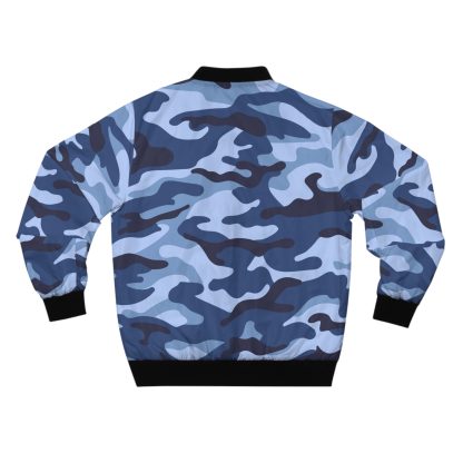 Men's Navy Bomber Jacket - Image 3