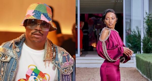 “My creation” – Somizi says as he shows off daughter Bahumi