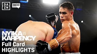 FULL CARD HIGHLIGHTS | David Nyika vs. Tommy Karpency