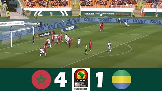 Morocco vs Gabon 4-1 | 2024 African Cup Qualifiers | Match Highlights