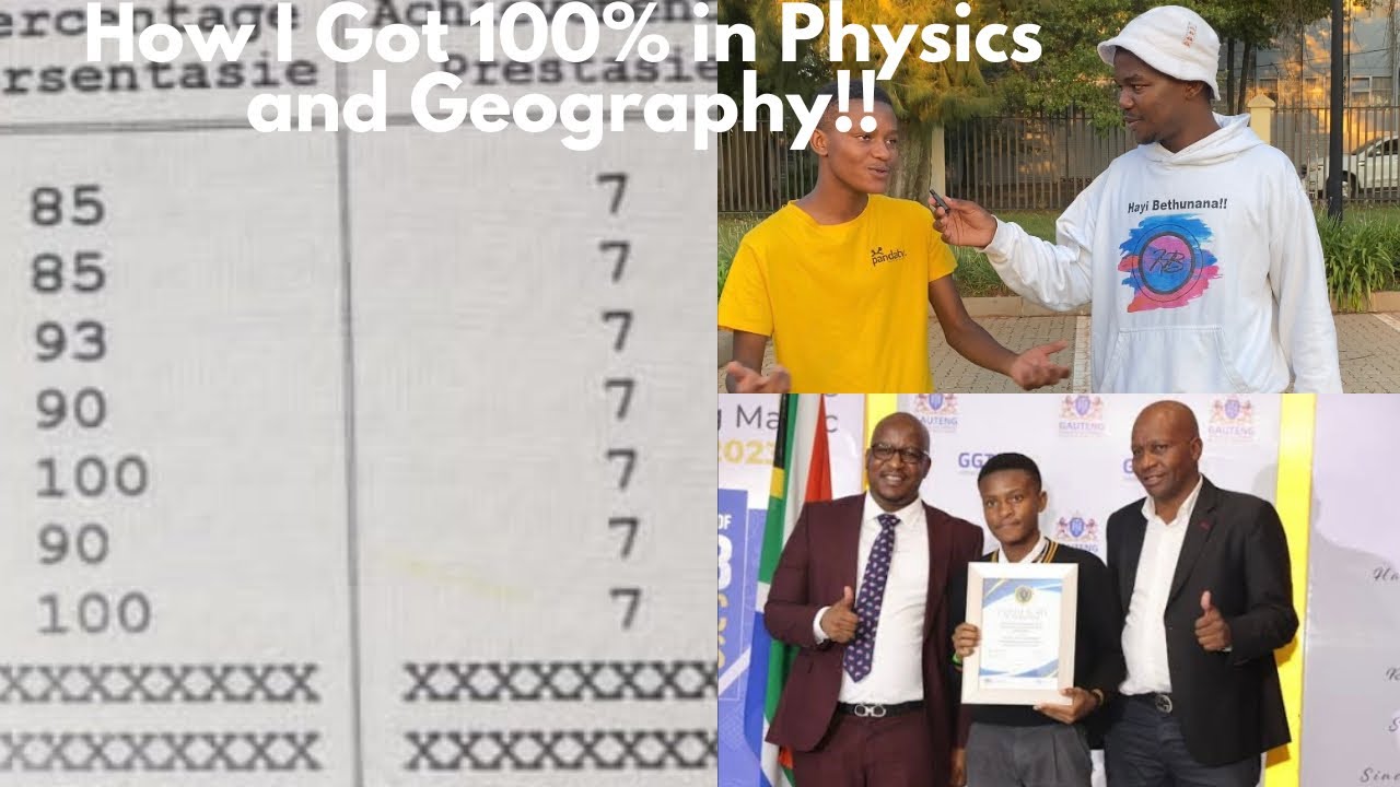 HOW I GOT 100%  in Physics and Geography | 7 DISTINCTIONS