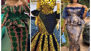 Latest Kaba and Slit Styles 2023 |  Ankara Styles for the ladies | African Fashion...