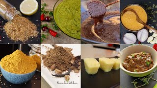 8 Essential Spices, Fresh Herbs & Blend Mix, and Sauces HACKS revealed! Nanaaba's Kitchen -...