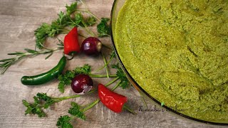 Green Seasoning herb and spice blend - how I preserve my fresh herbs into a...