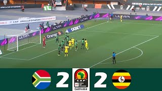 South Africa vs Uganda 2-2 | 2024 African Cup Qualifiers | Match Highlights