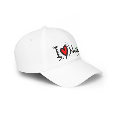 I Love Nigeria Low Profile Baseball Cap - Image 3