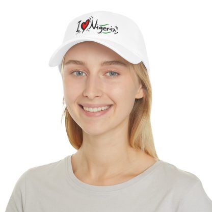 I Love Nigeria Low Profile Baseball Cap - Image 4