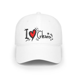 i-love-ghana-low-profile-baseball-cap