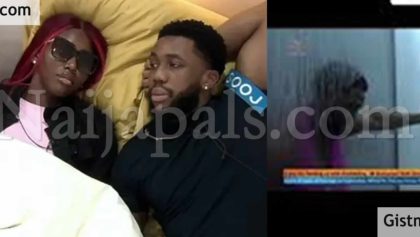 BBNaija S9: Video of Sooj, Nelly Sharing Some Intimate Moment in Bathroom