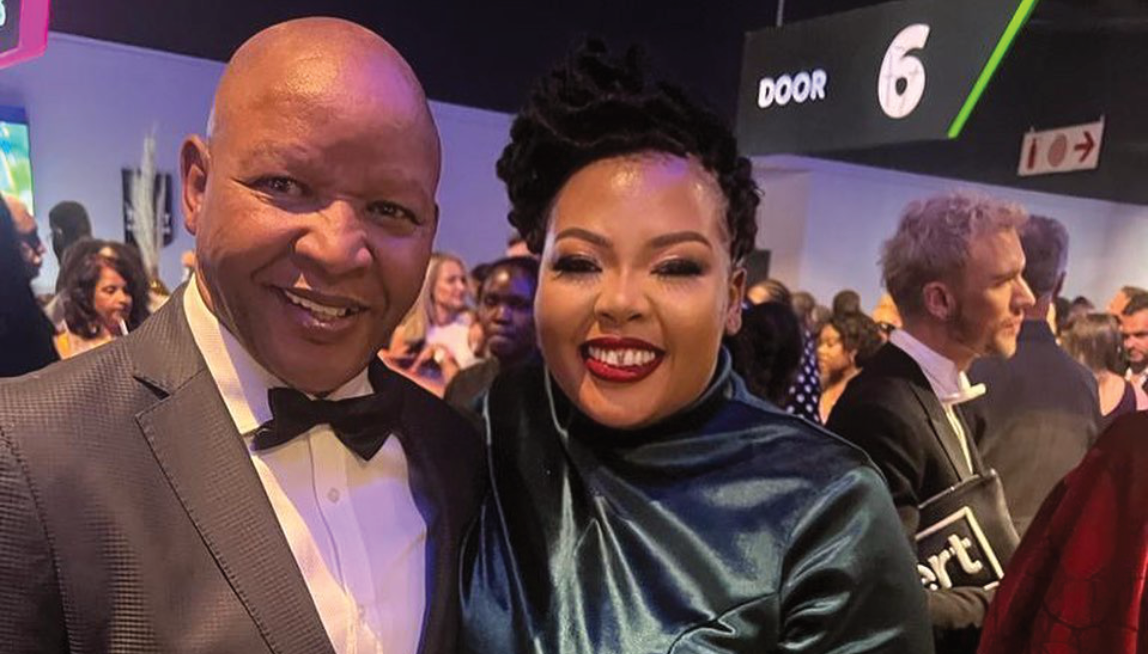 Anele Mdoda helps her father build a school in Tsolo village