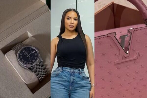Rolex, flowers, and designer bags: Thuli P shows off her lavish Valentine’s Day gifts