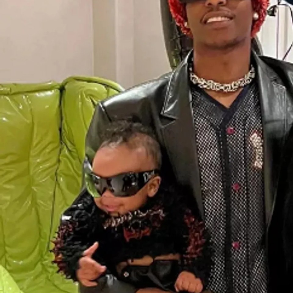 Rihanna and A$AP Rocky celebrate their son’s 1st birthday with rare PDA – and confirm his name