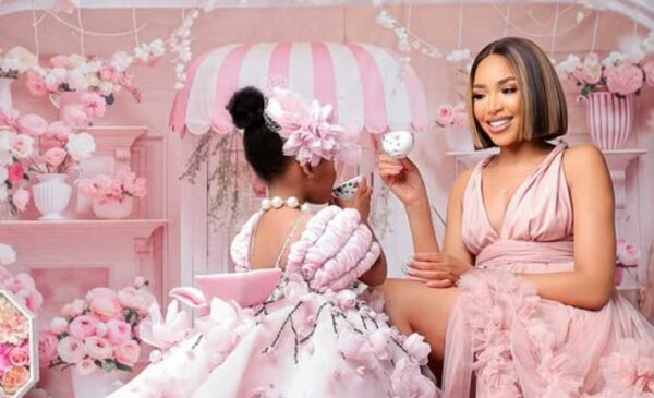 Blue Mbombo celebrates daughter’s 3rd birthday in style (Photos)
