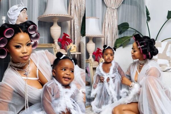 Anele Zondo reveals daughter’s face for the first time on her 1st birthday